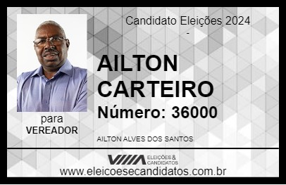 Candidato AILTON CARTEIRO 2024 - PARANAGUÁ - Eleições