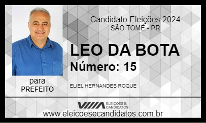 Candidato LEO DA BOTA 2024 - SÃO TOMÉ - Eleições