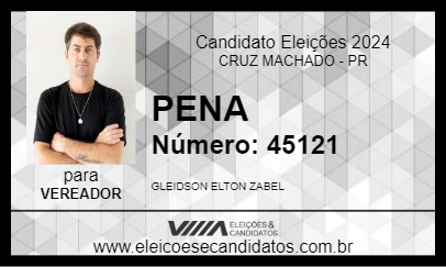 Candidato PENA 2024 - CRUZ MACHADO - Eleições