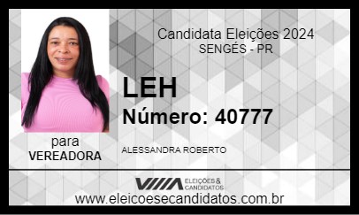 Candidato LEH 2024 - SENGÉS - Eleições