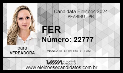 Candidato FER 2024 - PEABIRU - Eleições