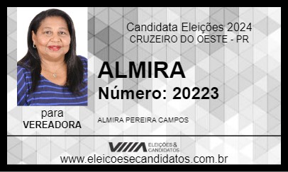 Candidato ALMIRA 2024 - CRUZEIRO DO OESTE - Eleições