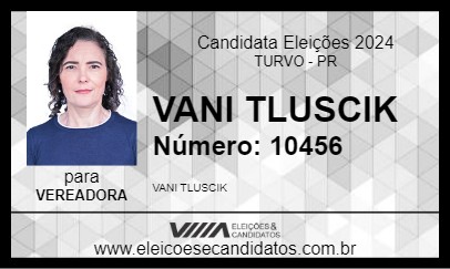 Candidato VANI TLUSCIK 2024 - TURVO - Eleições