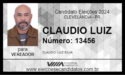 Candidato CLAUDIO LUIZ 2024 - CLEVELÂNDIA - Eleições