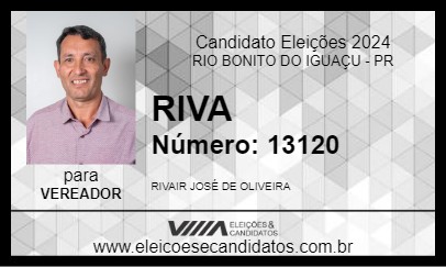 Candidato RIVA 2024 - RIO BONITO DO IGUAÇU - Eleições