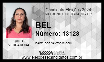 Candidato BEL 2024 - RIO BONITO DO IGUAÇU - Eleições