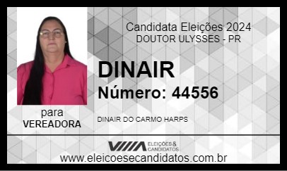 Candidato DINAIR 2024 - DOUTOR ULYSSES - Eleições