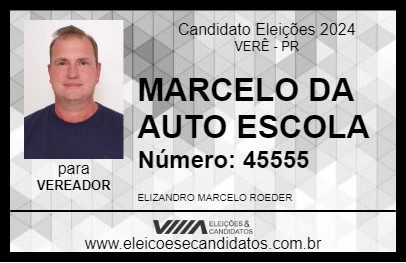 Candidato MARCELO DA AUTO ESCOLA 2024 - VERÊ - Eleições