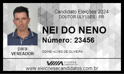 Candidato NEI DO NENO 2024 - DOUTOR ULYSSES - Eleições