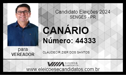 Candidato CANÁRIO 2024 - SENGÉS - Eleições