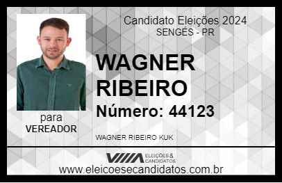 Candidato WAGNER RIBEIRO 2024 - SENGÉS - Eleições