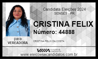 Candidato CRISTINA FELIX 2024 - SENGÉS - Eleições