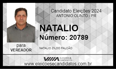 Candidato NATALIO 2024 - ANTONIO OLINTO - Eleições