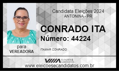 Candidato CONRADO ITA 2024 - ANTONINA - Eleições