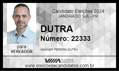 Candidato DUTRA 2024 - JANDAIA DO SUL - Eleições