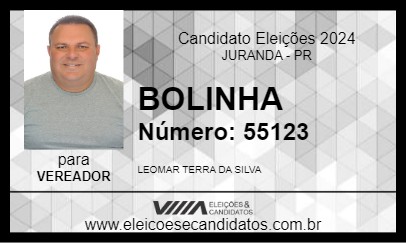 Candidato BOLINHA 2024 - JURANDA - Eleições