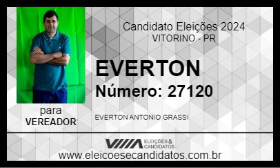 Candidato EVERTON 2024 - VITORINO - Eleições