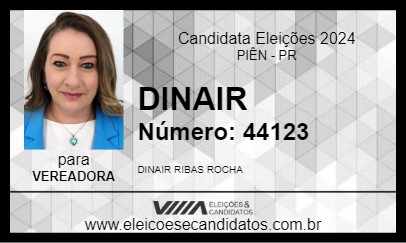 Candidato DINAIR ROCHA 2024 - PIÊN - Eleições