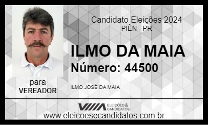 Candidato ILMO DA MAIA 2024 - PIÊN - Eleições