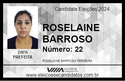 Candidato ROSELAINE BARROSO 2024 - PARANAGUÁ - Eleições