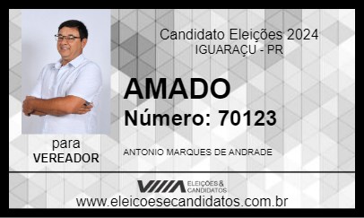 Candidato AMADO 2024 - IGUARAÇU - Eleições