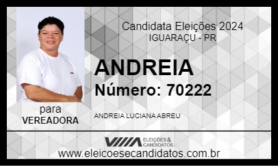 Candidato ANDREIA 2024 - IGUARAÇU - Eleições