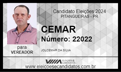 Candidato CEMAR 2024 - PITANGUEIRAS - Eleições