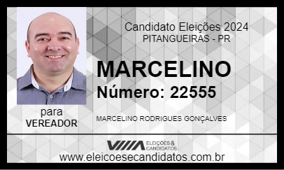 Candidato MARCELINO 2024 - PITANGUEIRAS - Eleições