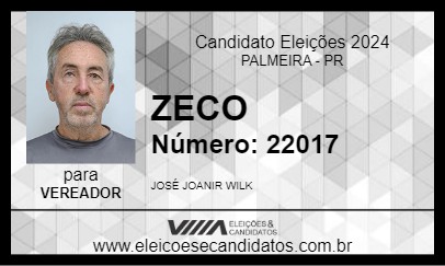 Candidato ZECO 2024 - PALMEIRA - Eleições