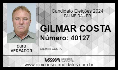 Candidato GILMAR COSTA 2024 - PALMEIRA - Eleições