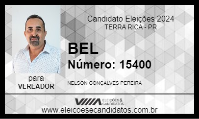 Candidato BEL 2024 - TERRA RICA - Eleições