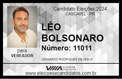 Candidato LÉO BOLSONARO 2024 - CASCAVEL - Eleições