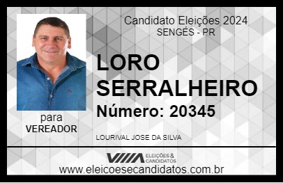 Candidato LORO SERRALHEIRO 2024 - SENGÉS - Eleições