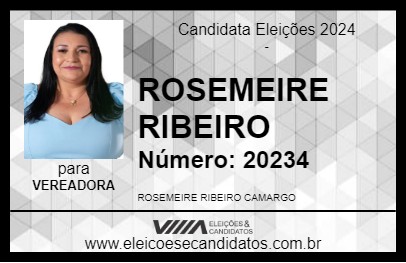 Candidato ROSEMEIRE RIBEIRO 2024 - SENGÉS - Eleições