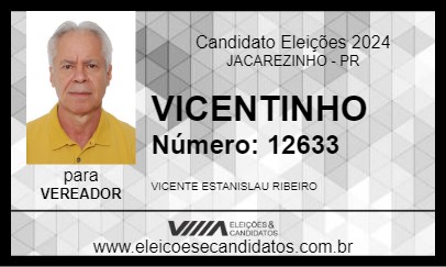 Candidato VICENTINHO 2024 - JACAREZINHO - Eleições