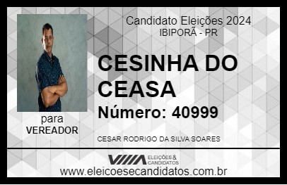 Candidato CESINHA DO CEASA 2024 - IBIPORÃ - Eleições