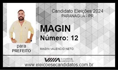 Candidato MAGIN 2024 - PARANAGUÁ - Eleições