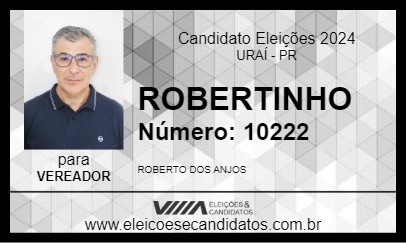 Candidato ROBERTINHO 2024 - URAÍ - Eleições