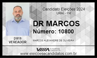 Candidato DR MARCOS 2024 - URAÍ - Eleições