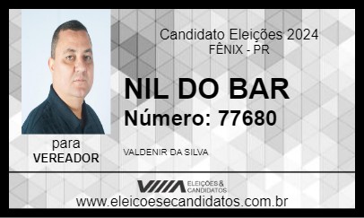 Candidato NIL DO BAR 2024 - FÊNIX - Eleições