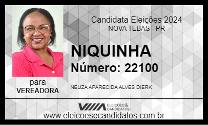 Candidato NIQUINHA 2024 - NOVA TEBAS - Eleições