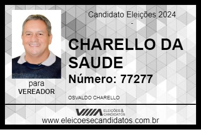 Candidato CHARELLO DA SAUDE 2024 - MORRETES - Eleições