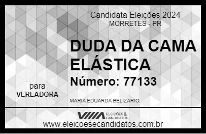 Candidato DUDA DA CAMA ELÁSTICA 2024 - MORRETES - Eleições