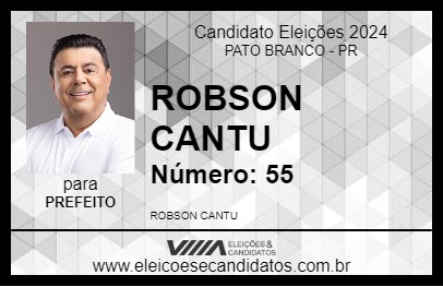 Candidato ROBSON CANTU 2024 - PATO BRANCO - Eleições