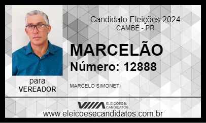 Candidato MARCELÃO 2024 - CAMBÉ - Eleições