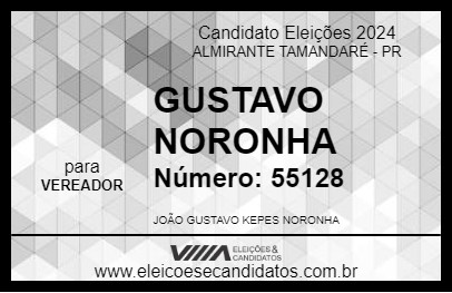 Candidato GUSTAVO NORONHA 2024 - ALMIRANTE TAMANDARÉ - Eleições