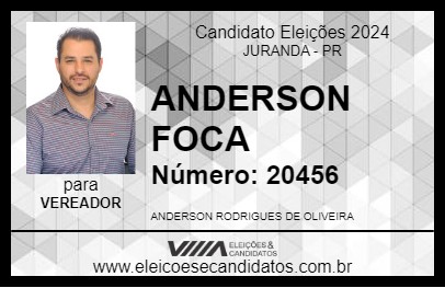 Candidato ANDERSON FOCA 2024 - JURANDA - Eleições