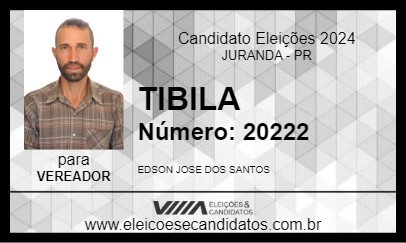 Candidato TIBILA 2024 - JURANDA - Eleições