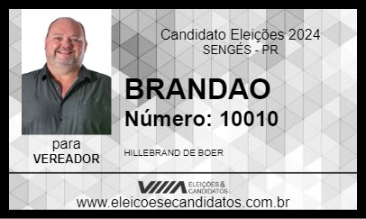 Candidato BRANDAO 2024 - SENGÉS - Eleições