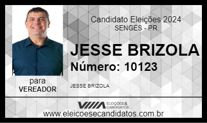 Candidato JESSE BRIZOLA 2024 - SENGÉS - Eleições